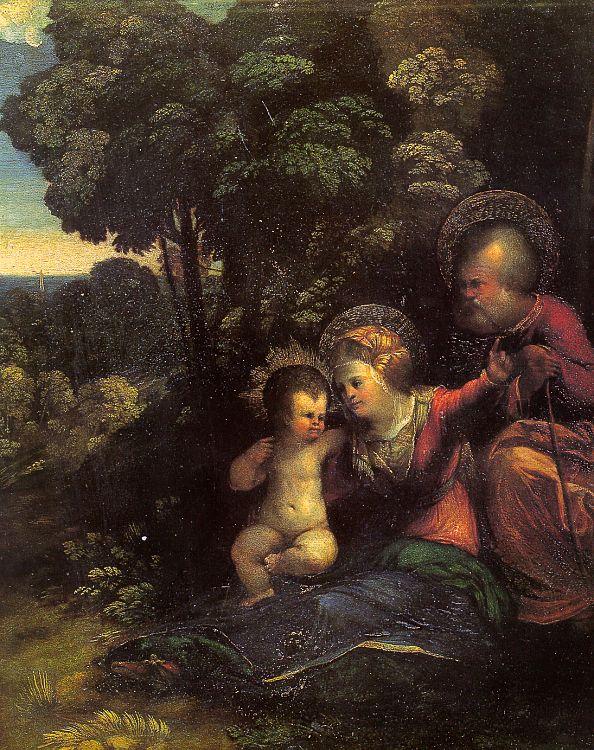 Dosso Dossi The Rest on the Flight into Egypt_4 Germany oil painting art